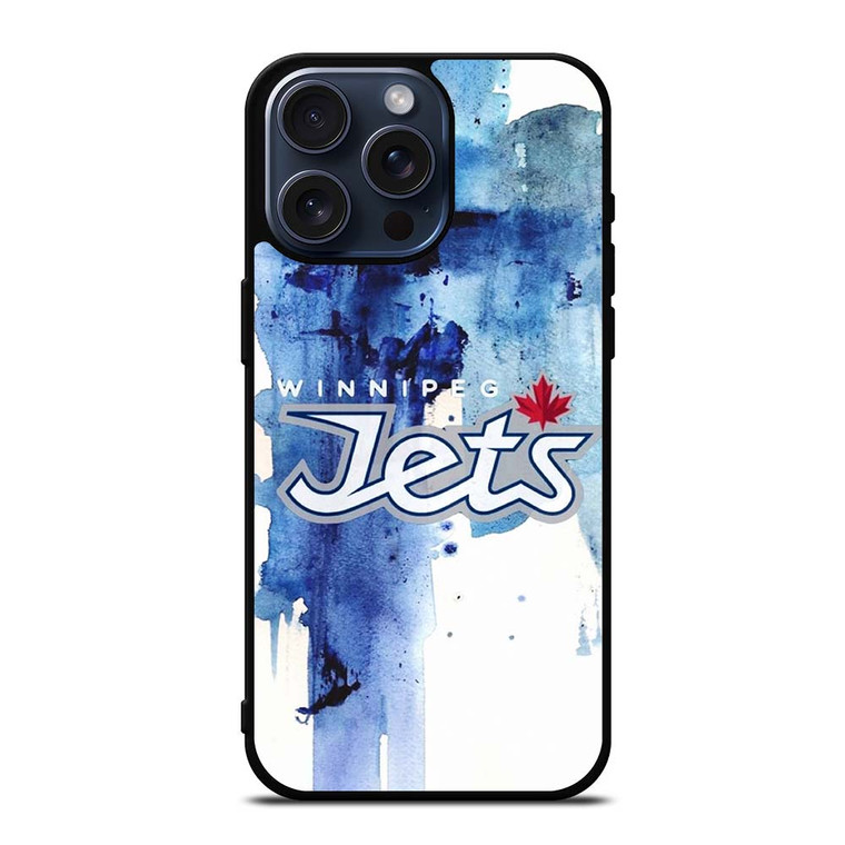 WINNIPEG JETS ART LOGO iPhone 15 Pro Max Case