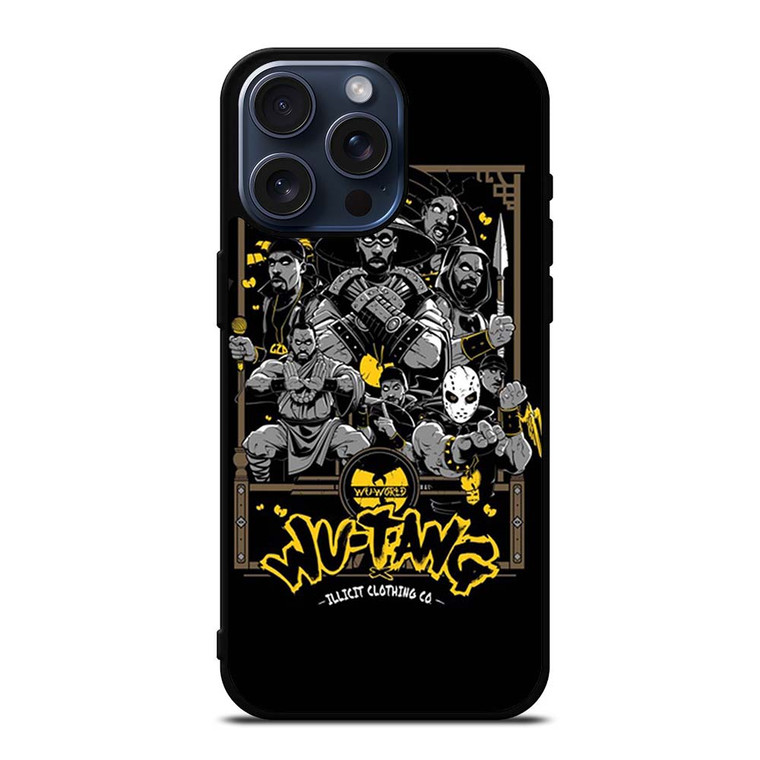 WUTANG CLAN CARTOON iPhone 15 Pro Max Case