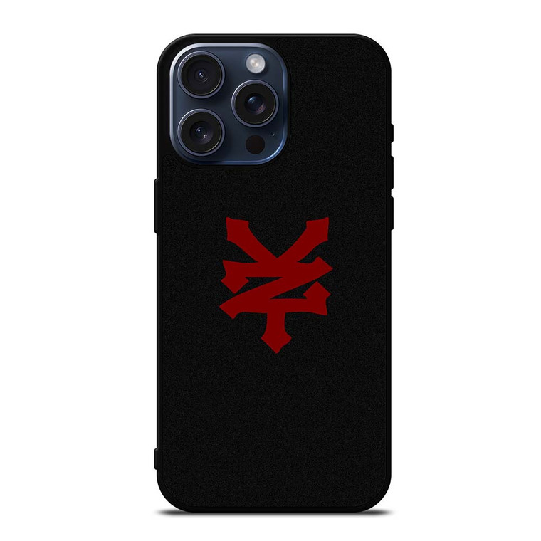 ZOO YORK SKATEBOARD LOGO SUEDE iPhone 15 Pro Max Case