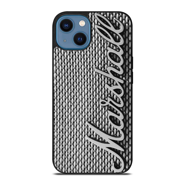 MARSHALL AMPLIFIER METAL EMBLEM iPhone 14 Case