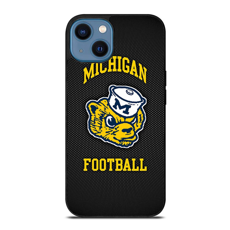 MICHIGAN WOLVERINES FOOTBALL MASCOT iPhone 14 Case
