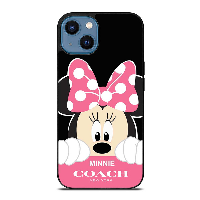 MINNIE MOUSE PINK COACH NEW YORK iPhone 14 Case