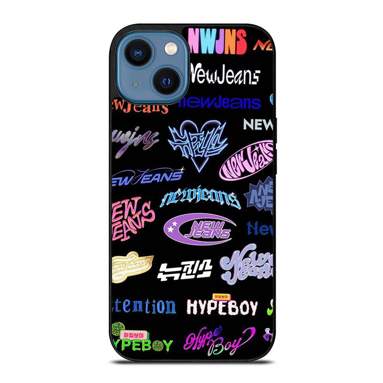 NEWJEANS STICKER COLLAGE iPhone 14 Case