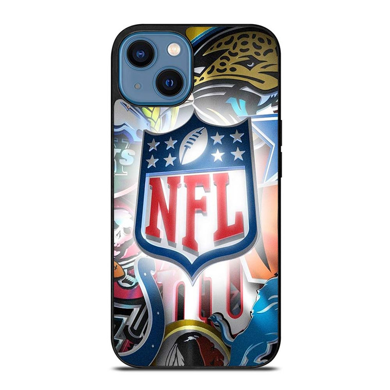 NFL NATIONAL FOOTBALL LEAGUE ALL TEAM LOGO iPhone 14 Case NFL NATIONAL FOOTBALL LEAGUE ALL TEAM LOGO iPhone 14 Case