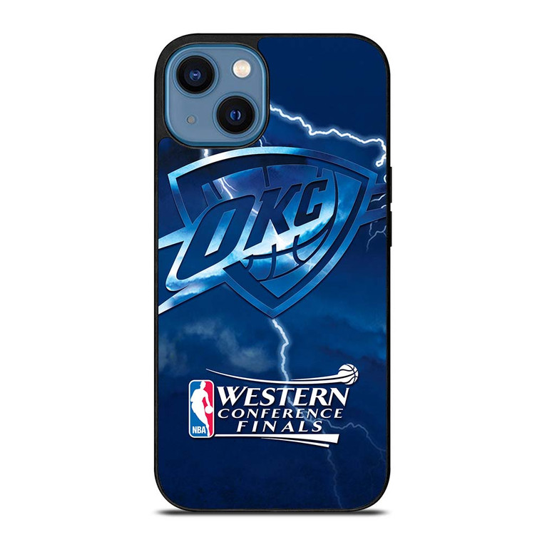 OKLAHOMA CITY THUNDER BASKETBALL iPhone 14 Case