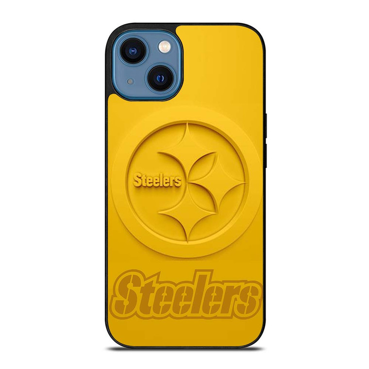 PITTSBURGH STEELERS YELLOW CRAFT iPhone 14 Case PITTSBURGH STEELERS YELLOW CRAFT iPhone 14 Case