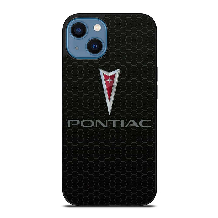 PONTIAC AUTOMOBILE LOGO METAL iPhone 14 Case PONTIAC AUTOMOBILE LOGO METAL iPhone 14 Case