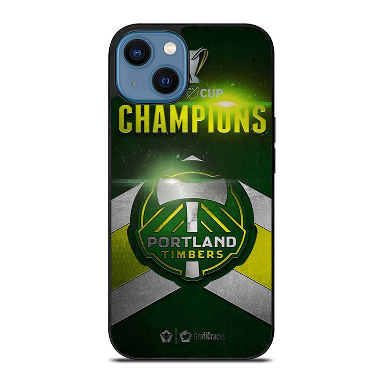 PORTLAND TIMBERS FC LOGO iPhone 14 Case