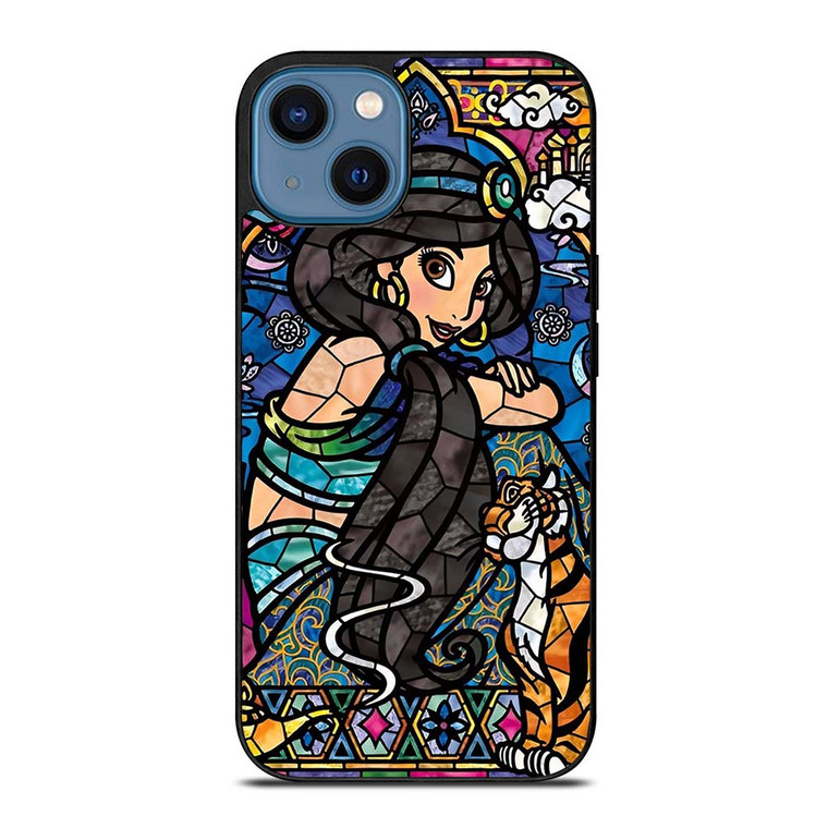 Princess Jasmine Aladdin Fairy Tale Stained iPhone 14 Case