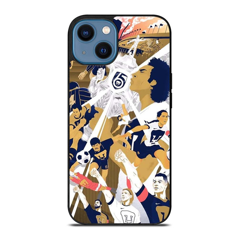 PUMAS UNAM MEXICO WALL iPhone 14 Case PUMAS UNAM MEXICO WALL iPhone 14 Case