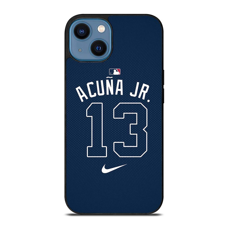 RONALD ACUNA JR MLB NIKE KIT iPhone 14 Case RONALD ACUNA JR MLB NIKE KIT iPhone 14 Case