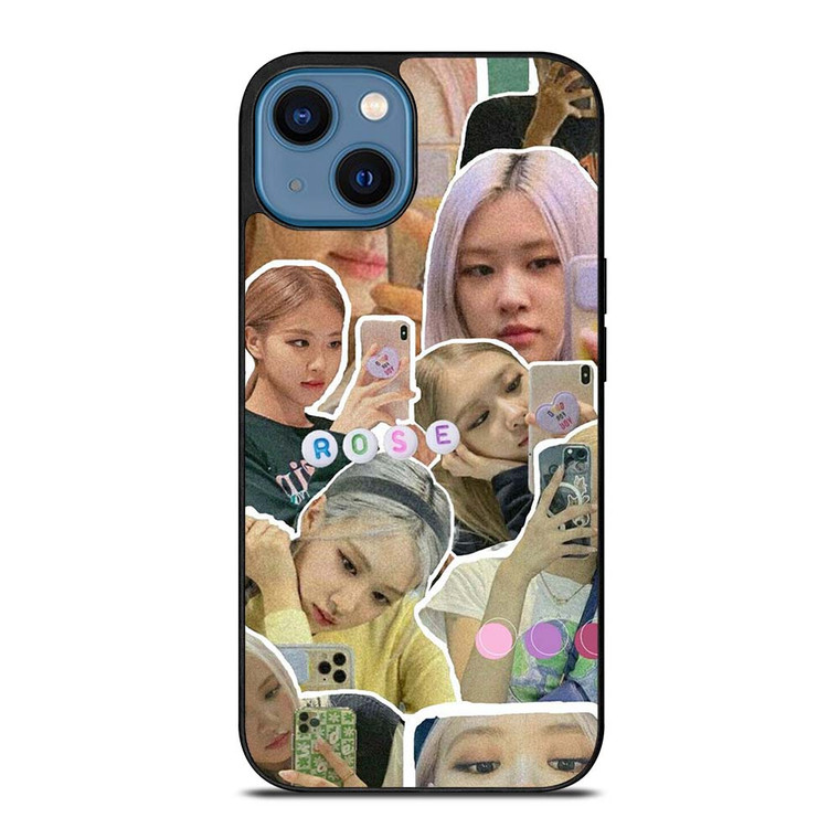 ROSE BLACKPINK AESTHETIC COLLAGE iPhone 14 Case