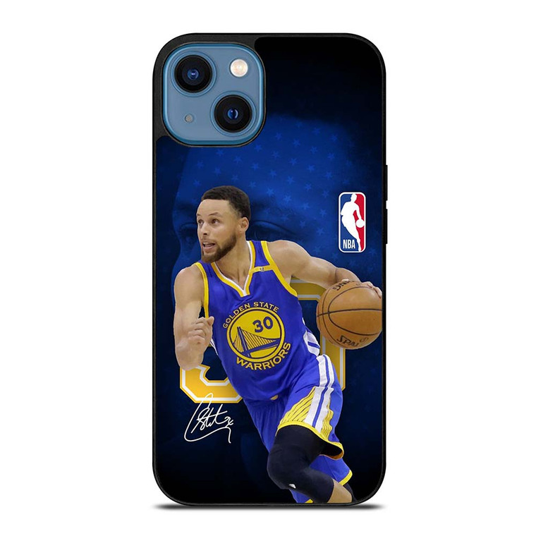 STEPHEN CURRY SIGNATURE GOLDEN STATE WARRIORS  iPhone 14 Case