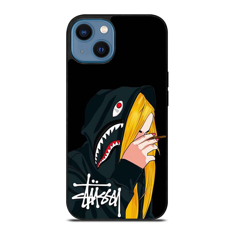STUSSY BAPE SHARK iPhone 14 Case