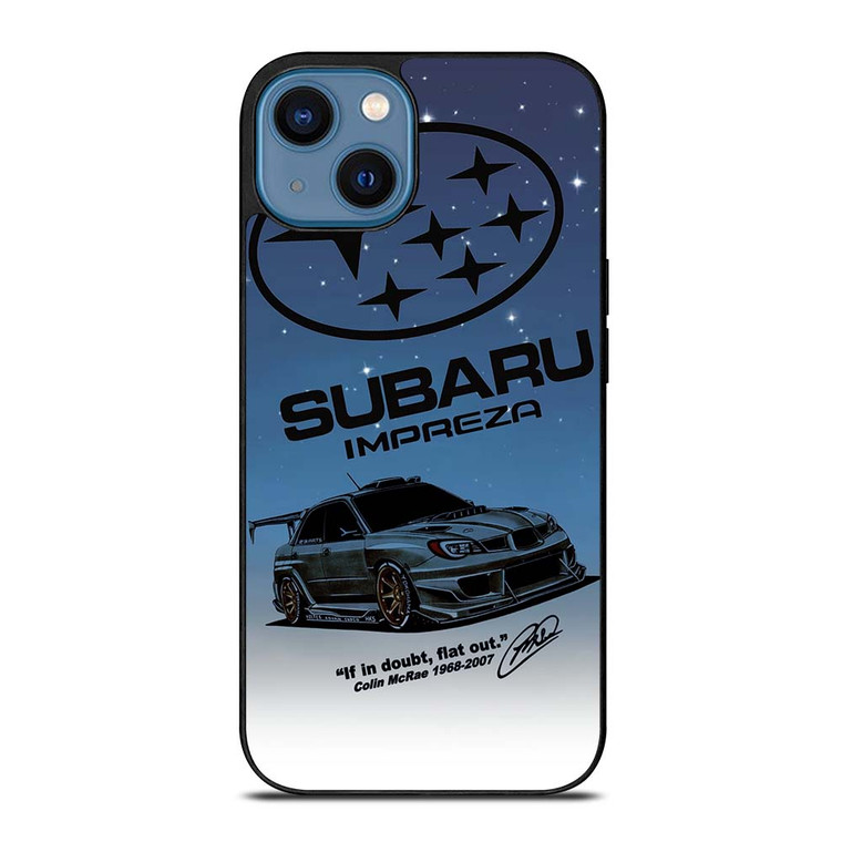 SUBARU IMPREZA COLIN MCRAE iPhone 14 Case SUBARU IMPREZA COLIN MCRAE iPhone 14 Case