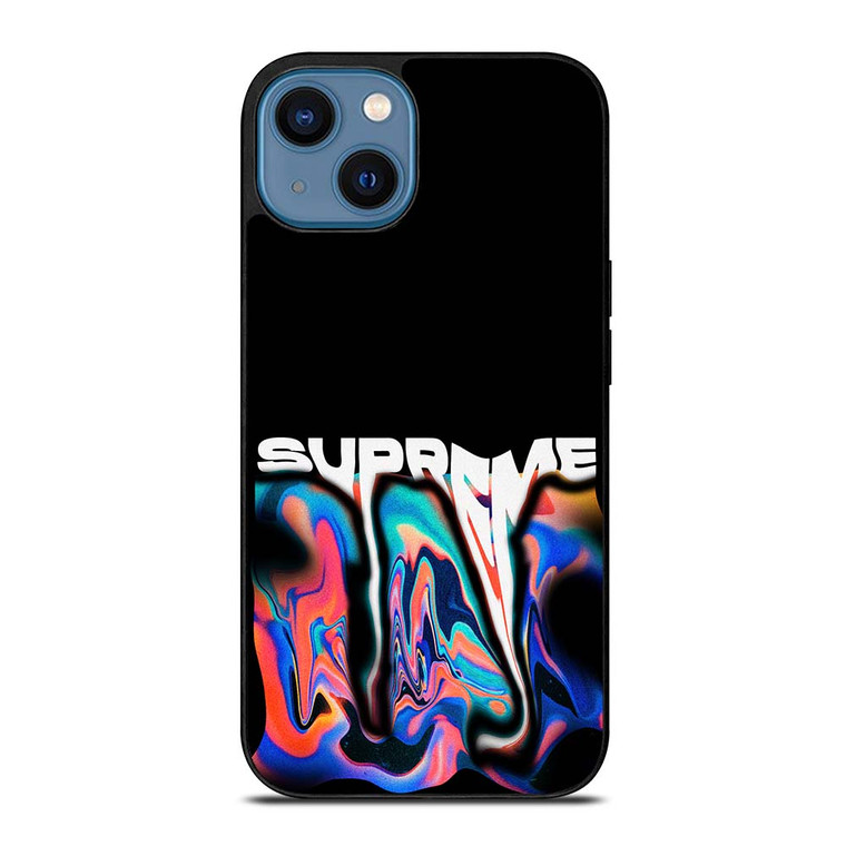 SUPREME RAINBOW MELT EFFECT iPhone 14 Case