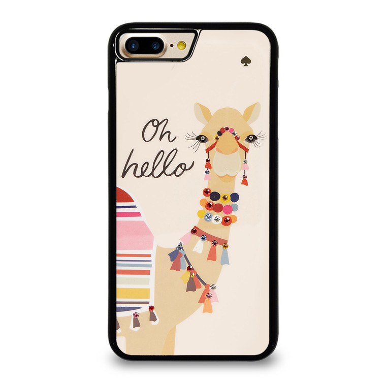 KATE SPADE CAMEL OH HELLO iPhone 7 Plus Case