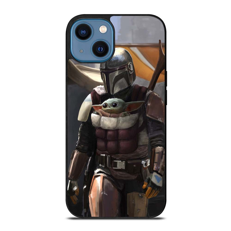 THE MANDALORIAN AND BABY YODA iPhone 14 Case