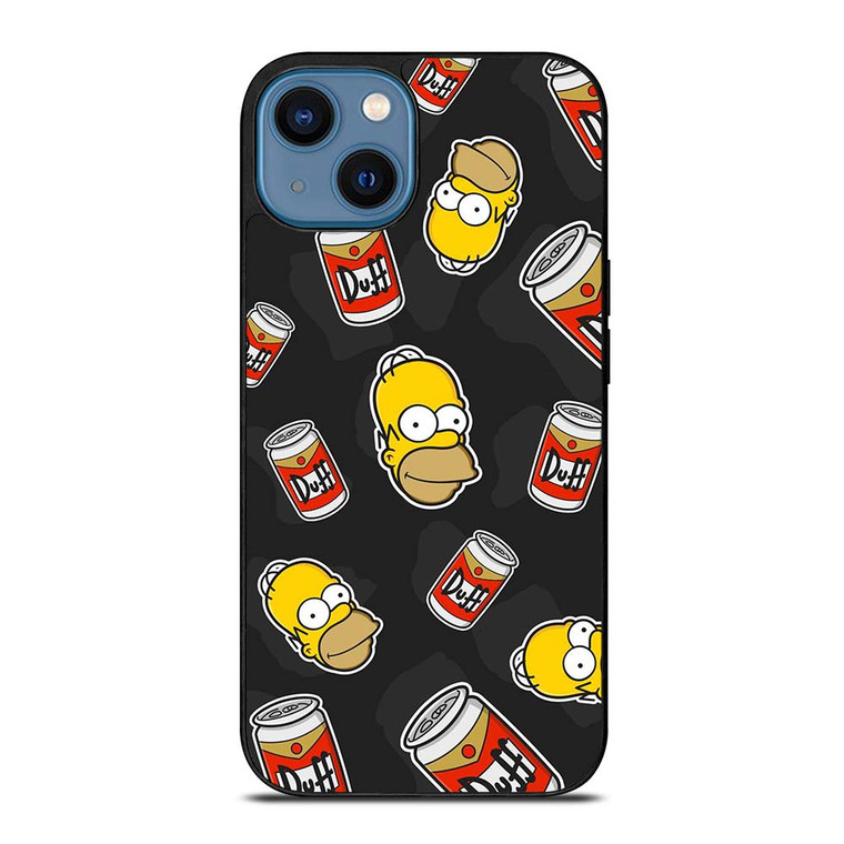 THE SIMPSONS HOMER DUFF BEER iPhone 14 Case