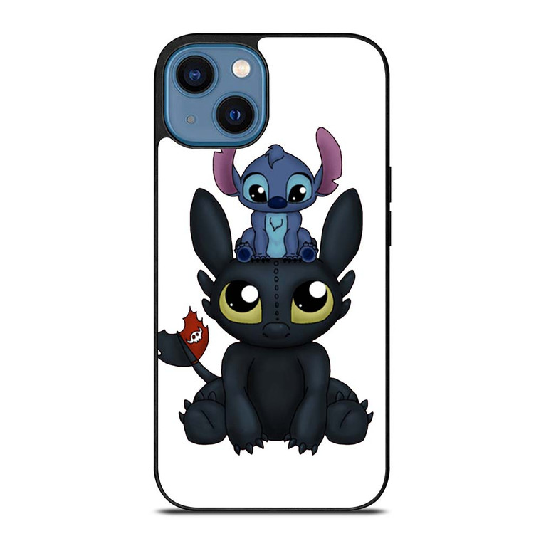TOOTHLESS AND STITCH CARTOON iPhone 14 Case