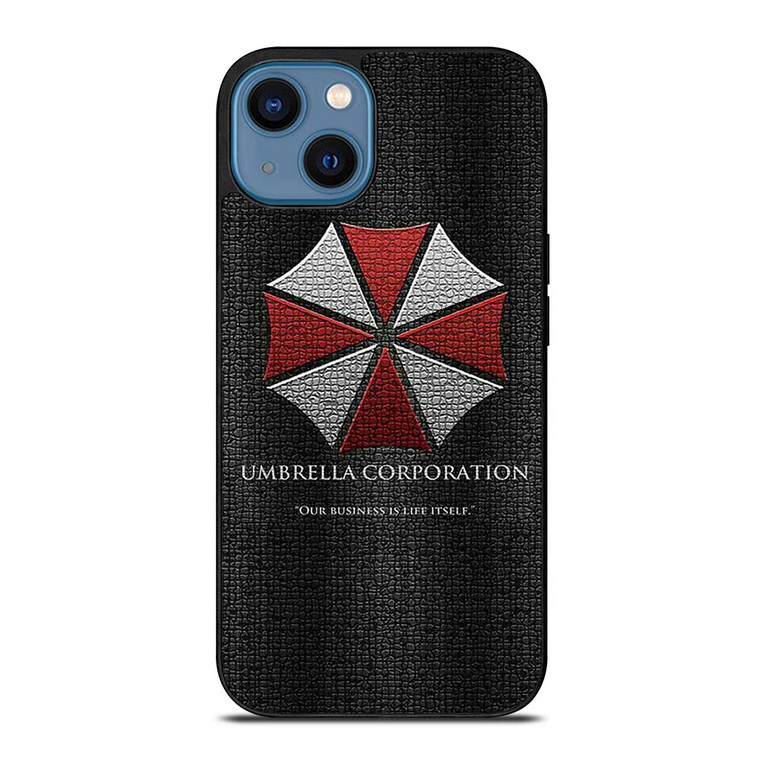 UMBRELLA CORPORATION CRACKED LOGO iPhone 14 Case