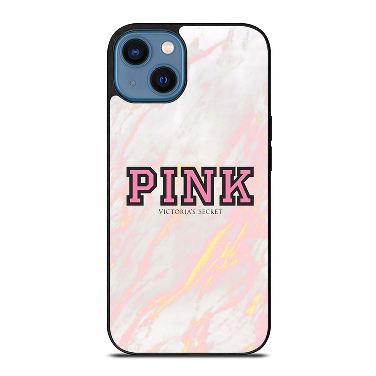 VICTORIA'S SECRET PINK MARBLE iPhone 14 Case