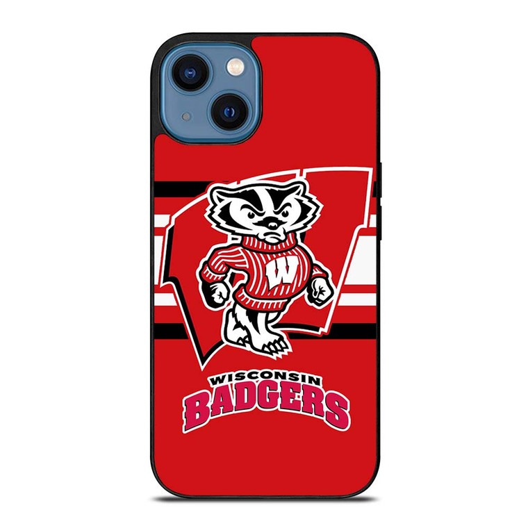 WISCONSIN BADGER SYMBOL iPhone 14 Case