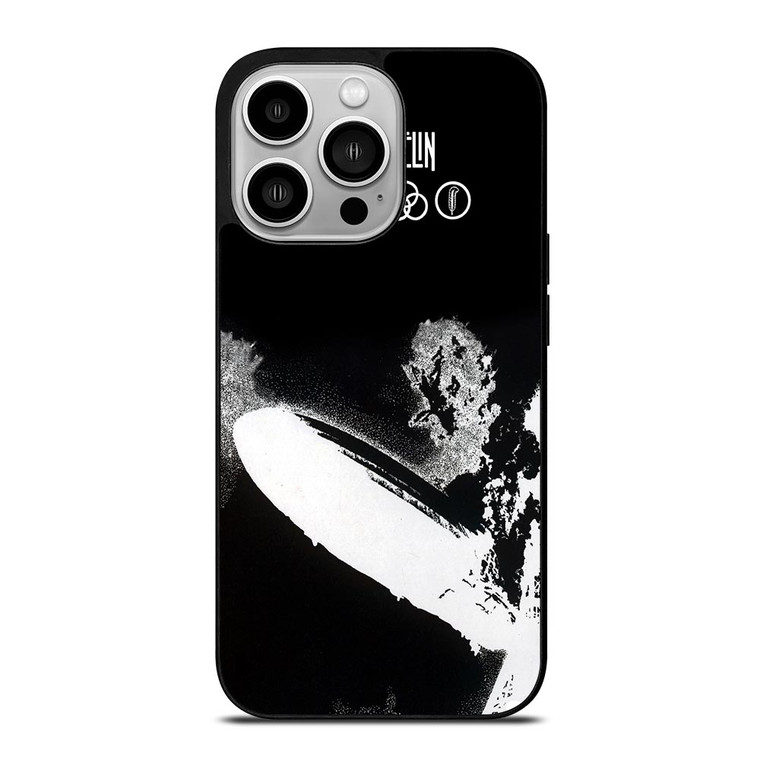 LED ZEPPELIN BLACK WHITE LOGO iPhone 14 Pro Case