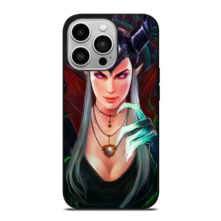 MALEFICENT DISNEY CARTOON ART iPhone 14 Pro Case