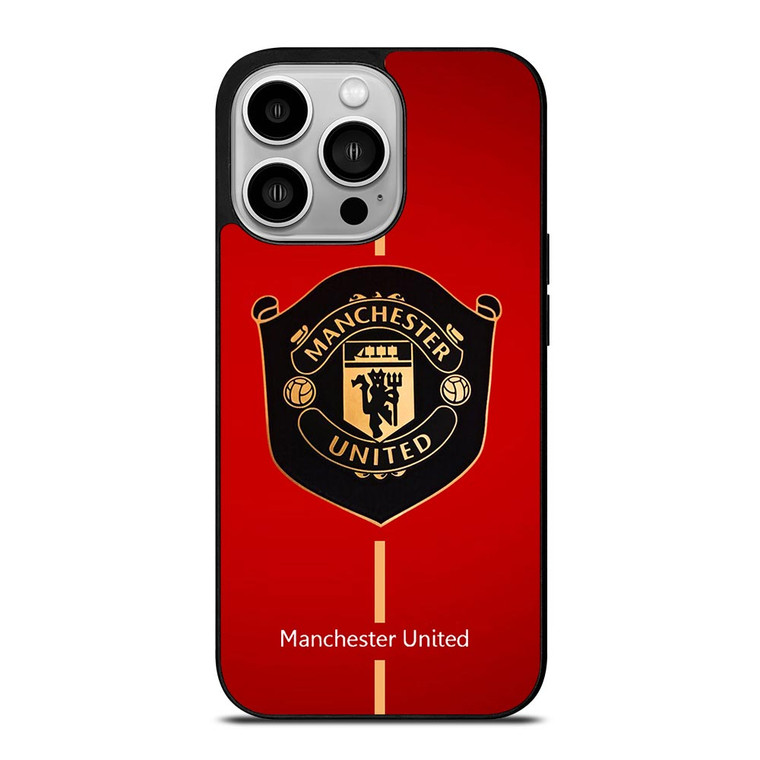 MANCHESTER UNITED MU SOCCER LOGO iPhone 14 Pro Case