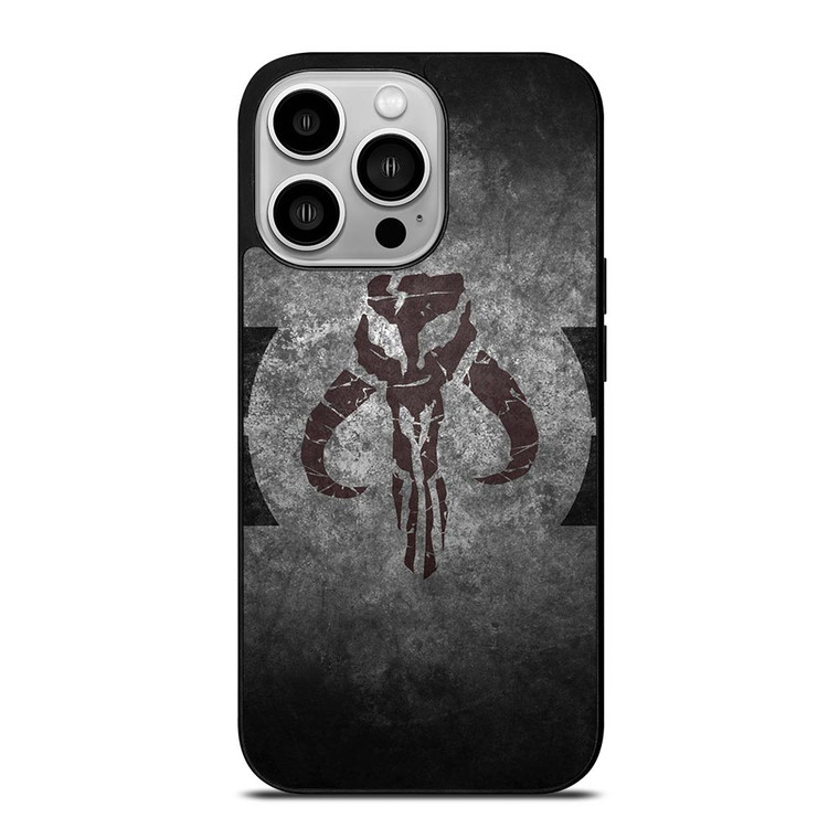 MANDALORIAN STAR WARS HEAD EMBLEM iPhone 14 Pro Case MANDALORIAN STAR WARS HEAD EMBLEM iPhone 14 Pro Case