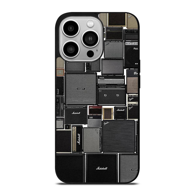 MARSHALL AMPLIFIER COLLAGE iPhone 14 Pro Case