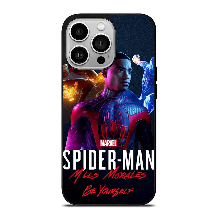 MARVEL SPIDERMAN MILES MORALES POSTER iPhone 14 Pro Case