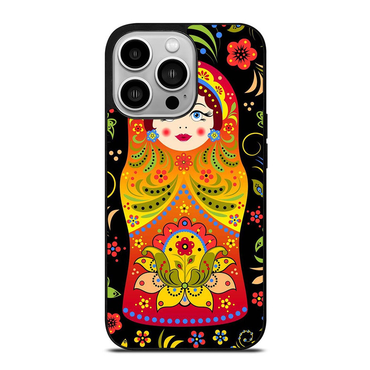 MATRYOSHKA RUSSIAN NESTING DOLLS iPhone 14 Pro Case