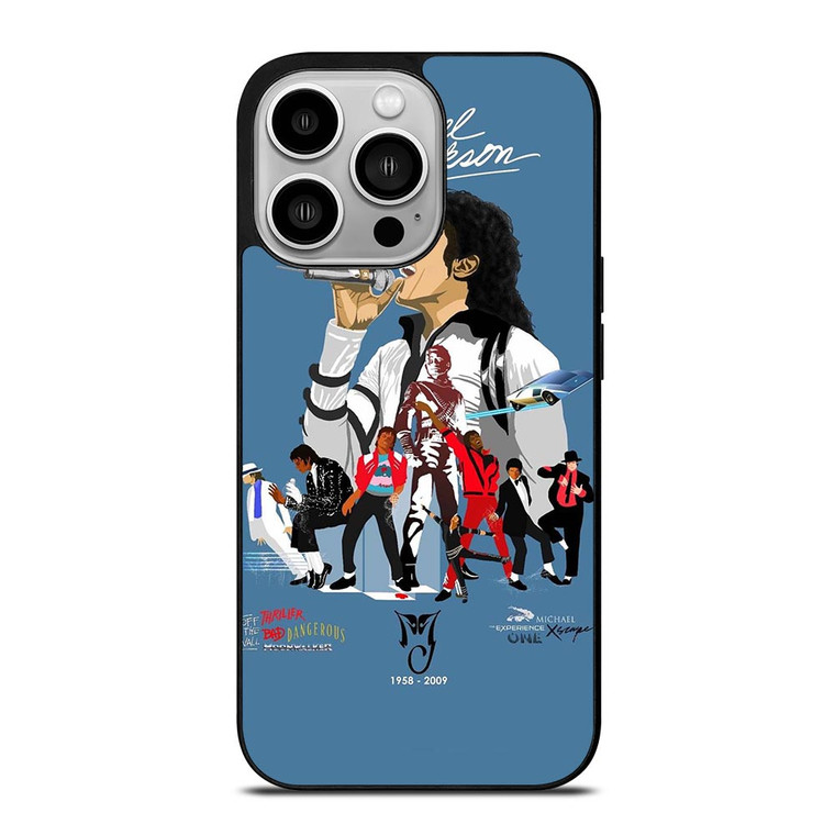 MICHAEL JACKSON CARTOON iPhone 14 Pro Case