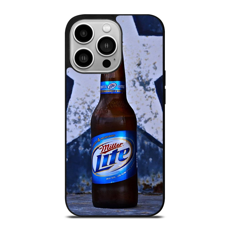 MILLER LITE BOTTLE BEER iPhone 14 Pro Case