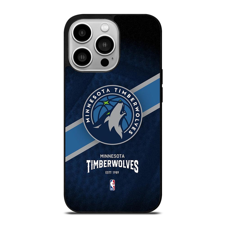 MINNESOTA TIMBERWOLVES NBA TEAM iPhone 14 Pro Case