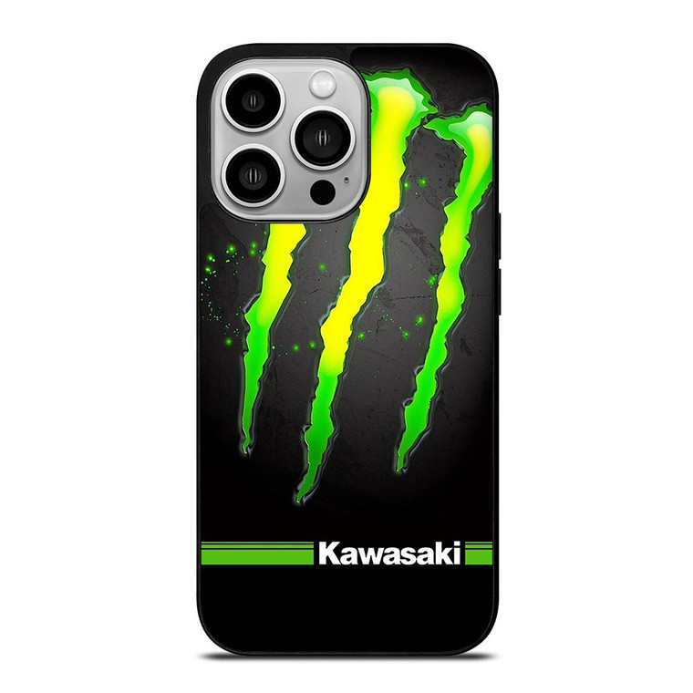 MONSTER KAWASAKI LOGO iPhone 14 Pro Case