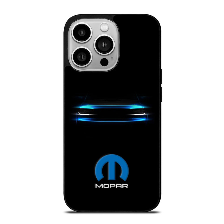 MOPAR CAR BLUE SYMBOL iPhone 14 Pro Case