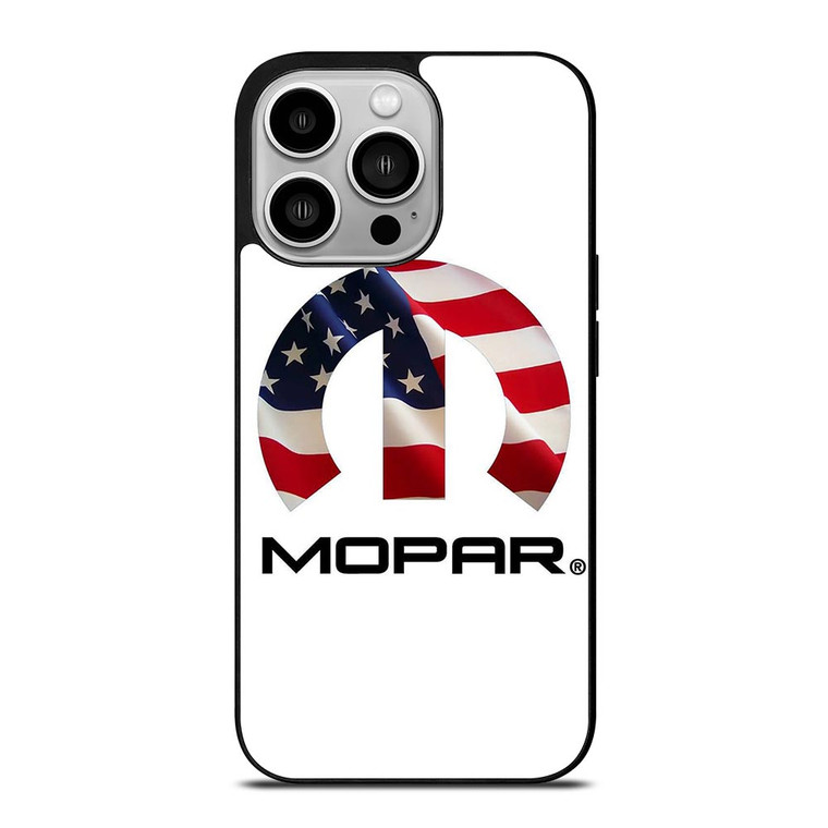 MOPAR USA FLAG LOGO iPhone 14 Pro Case