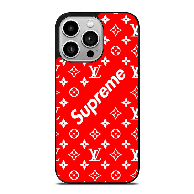 NEW SUPREME RED PATTERN iPhone 14 Pro Case