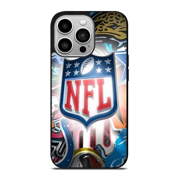 NFL NATIONAL FOOTBALL LEAGUE ALL TEAM LOGO iPhone 14 Pro Case NFL NATIONAL FOOTBALL LEAGUE ALL TEAM LOGO iPhone 14 Pro Case