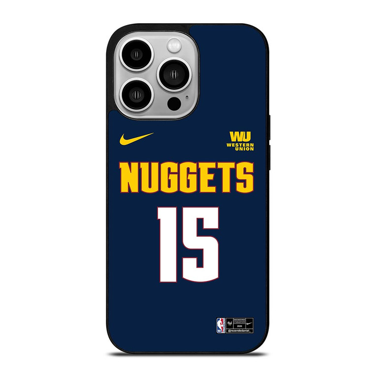 NIKOLA JOKIC DENVER NUGGETS NIKE iPhone 14 Pro Case