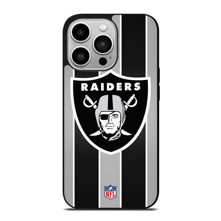OAKLAND RAIDERS STRIPE LOGO iPhone 14 Pro Case OAKLAND RAIDERS STRIPE LOGO iPhone 14 Pro Case