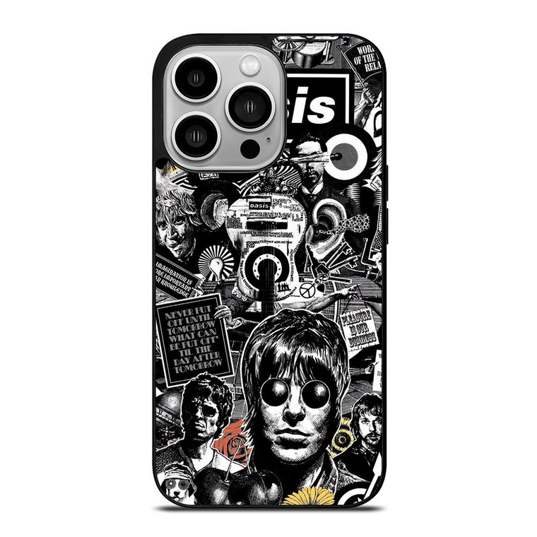 OASIS ROCK BAND POSTER iPhone 14 Pro Case OASIS ROCK BAND POSTER iPhone 14 Pro Case
