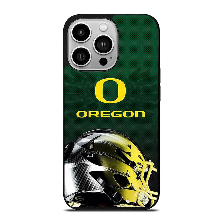 OREGON DUCKS FOOTBAL HELMET iPhone 14 Pro Case