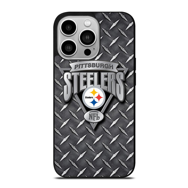 PITTSBURGH STEELERS METAL LOGO iPhone 14 Pro Case