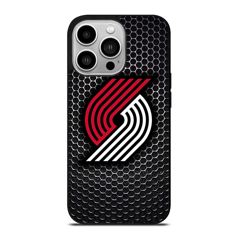 PORTLAND TRAIL BLAZERS SYMBOL METAL iPhone 14 Pro Case