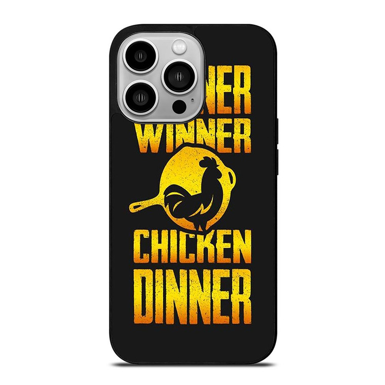 PUBG WINNER CHICKEN DINNER LOGO iPhone 14 Pro Case