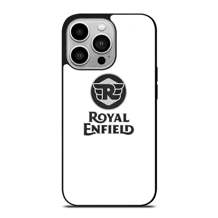 ROYAL ENFIELD WHITE LOGO iPhone 14 Pro Case ROYAL ENFIELD WHITE LOGO iPhone 14 Pro Case